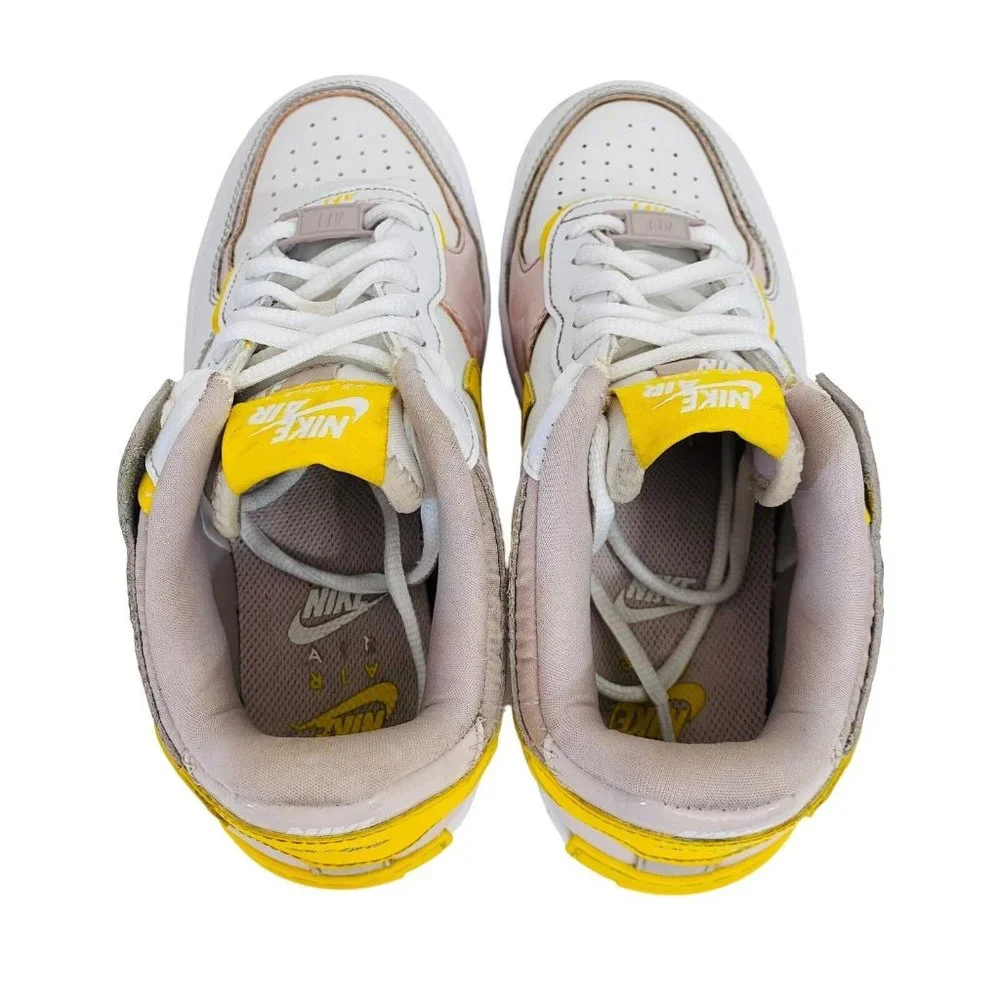 Nike Women's Size 6 Air‎ Force 1 Shadow Sunshine 2020 CJ1641-102 Sneakers Shoes